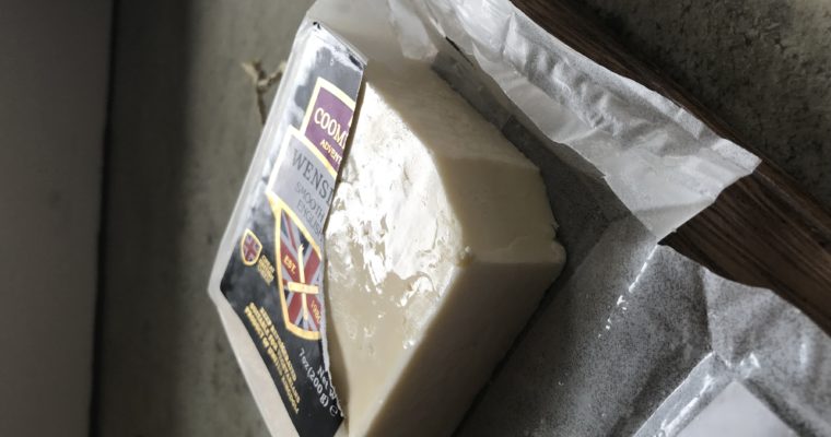 In praise of Wensleydale – salad with Wensleydale cheese and raspberry vinegar dressing