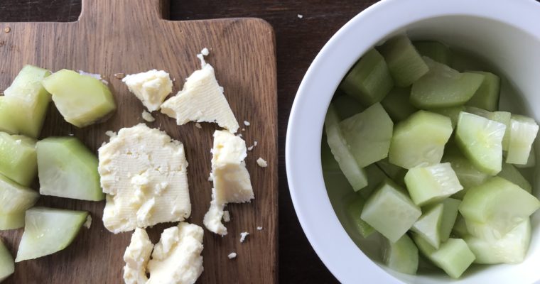 Quick pickled cucumber