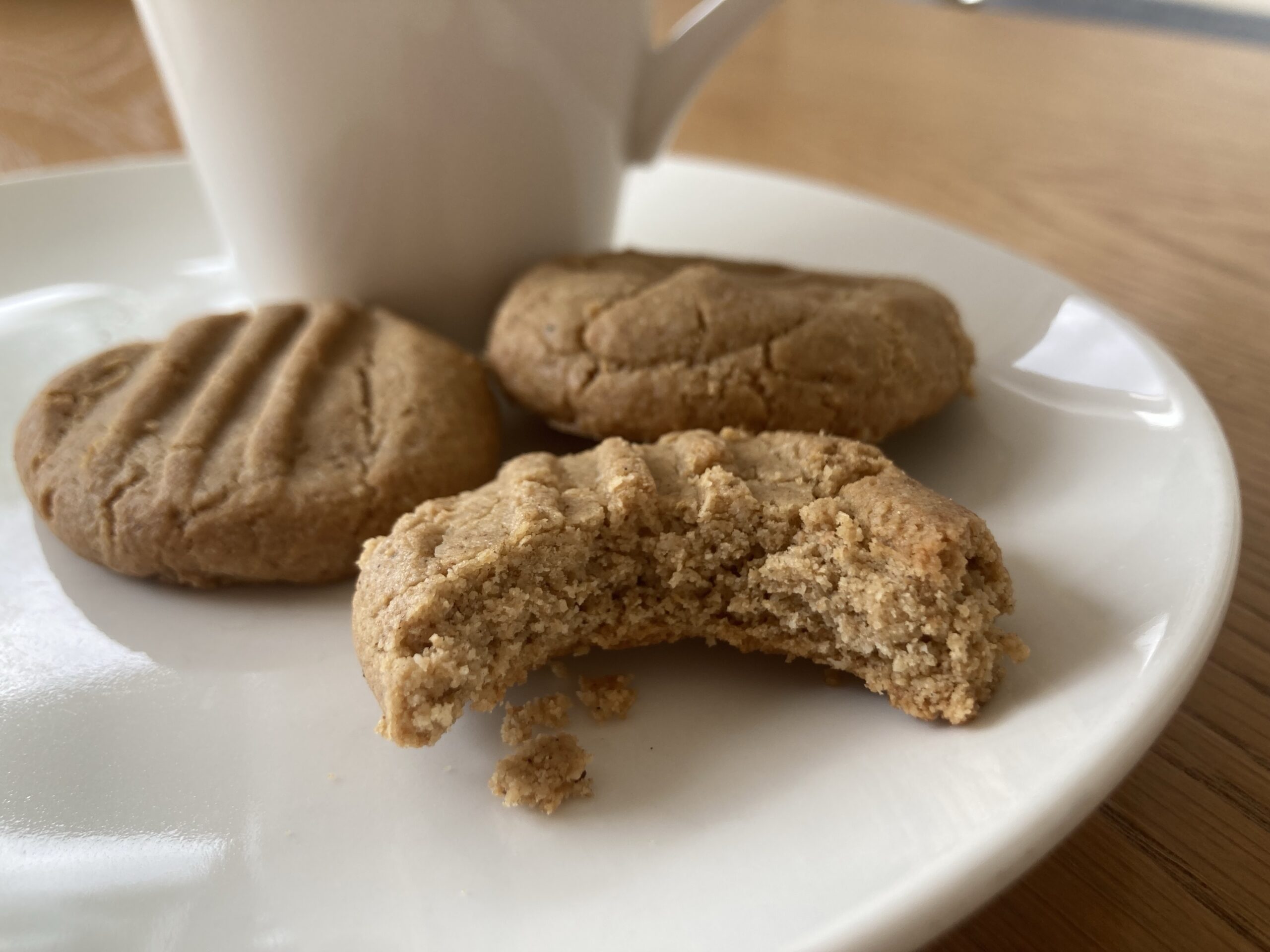 Cashew butter cookies – vegan + gluten free