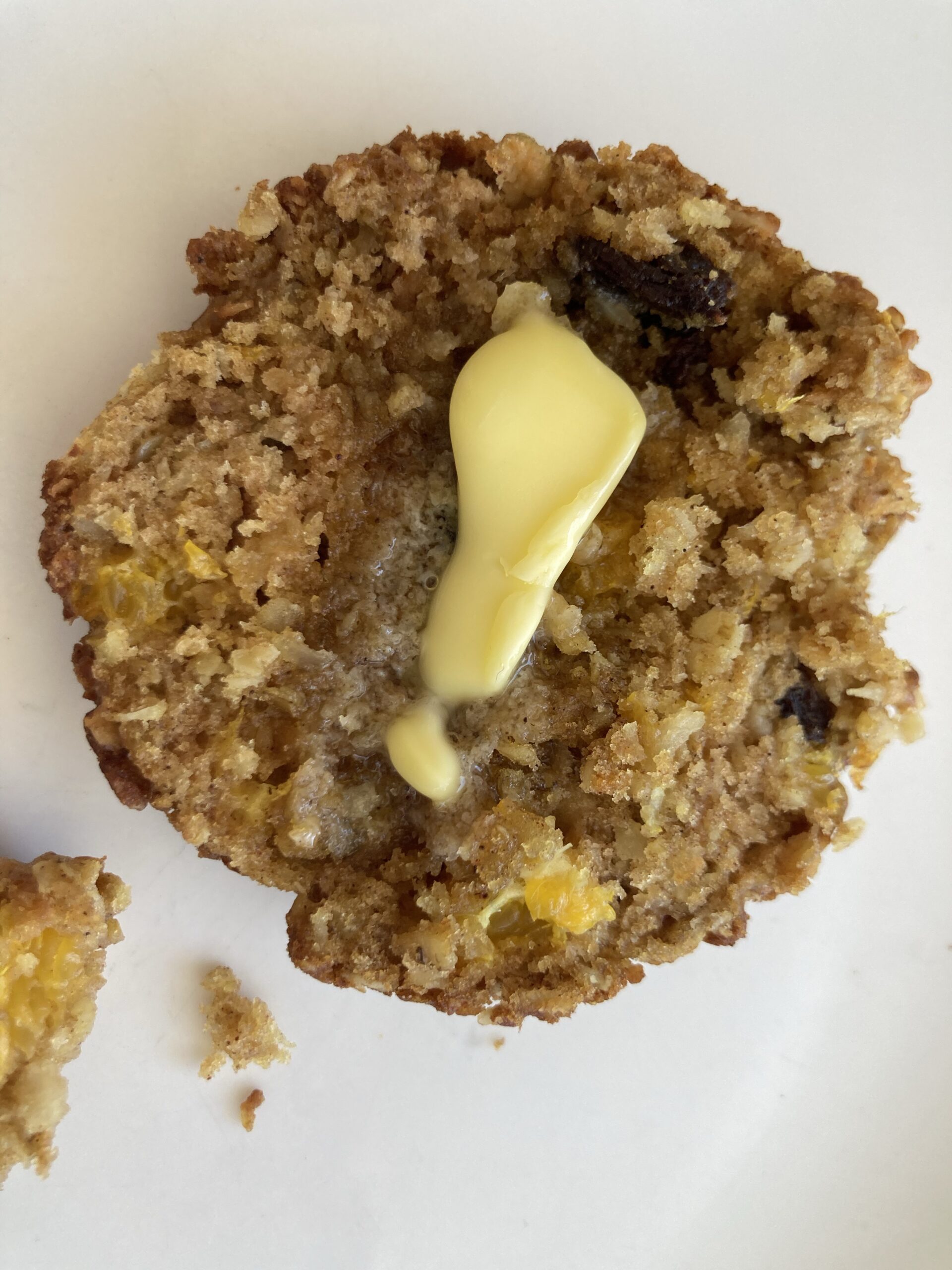 Orange and apple muffins