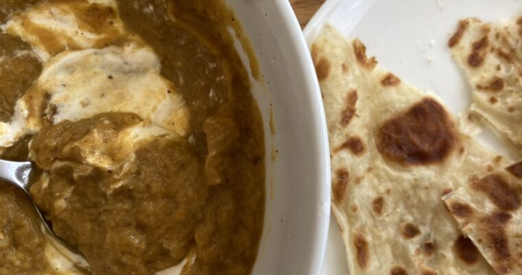 Roast parsnip, leek and carrot soup