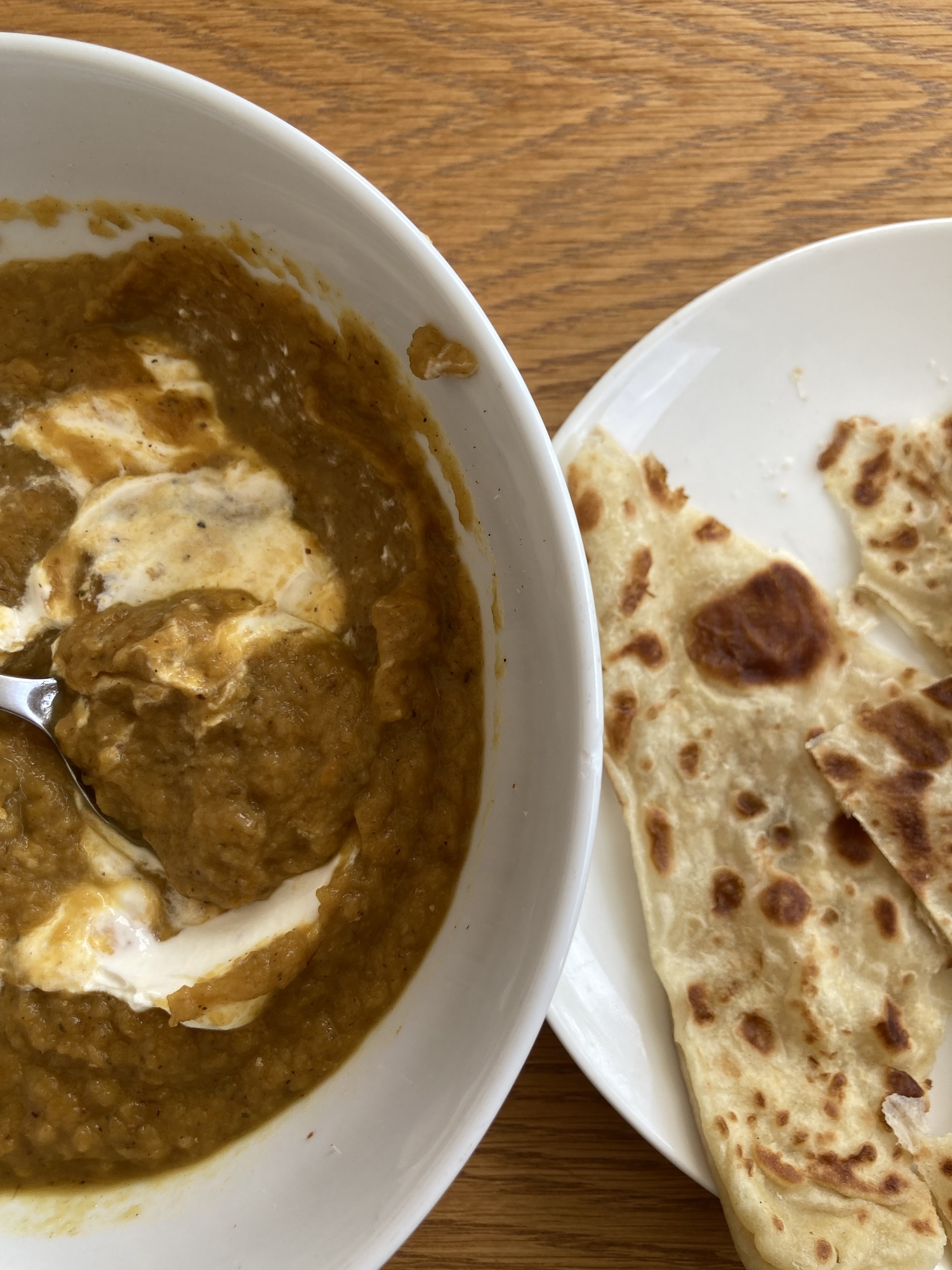Roast parsnip, leek and carrot soup