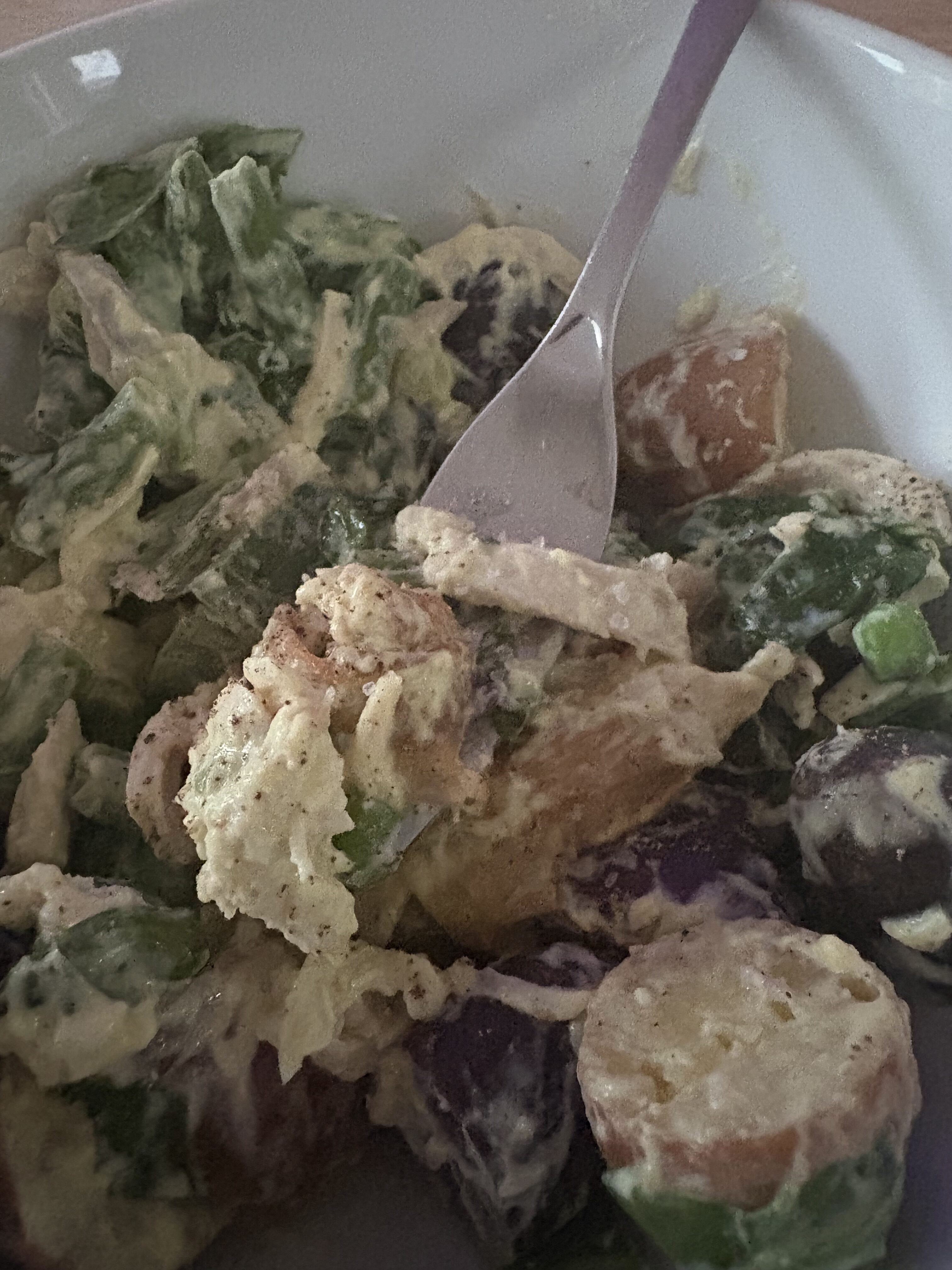 Roast chicken salad (or, just a good way to use up leftovers) and some more weekly eats